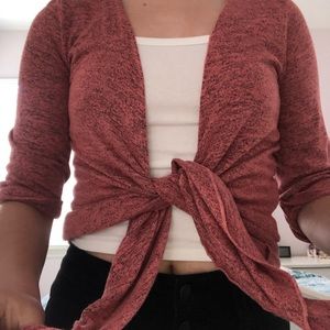 🦋 2/$15 NWOT Beautees Salmon Cardigan